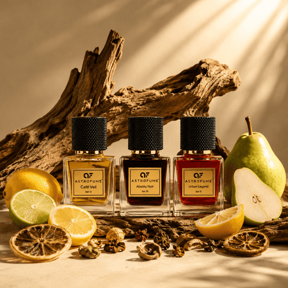 THE ARCHIVE COLLECTION SIGNATURES | Eau de Parfum Set of 3 | Fruity Smoky Woody · Fresh Aromatic Sweet · Warm Coffee Musky | 3 × 25ml - AstrofumeTHE ARCHIVE COLLECTION SIGNATURES | Eau de Parfum Set of 3 | Fruity Smoky Woody · Fresh Aromatic Sweet · Warm Coffee Musky | 3 × 25mlEAU DE PARFUMAstrofumeAstrofumeGift boxTHE ARCHIVE COLLECTION SIGNATURES | Eau de Parfum Set of 3 | Fruity Smoky Woody · Fresh Aromatic Sweet · Warm Coffee Musky | 3 × 25ml