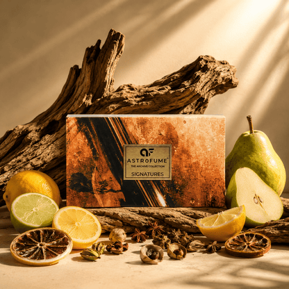 THE ARCHIVE COLLECTION SIGNATURES | Eau de Parfum Set of 3 | Fruity Smoky Woody · Fresh Aromatic Sweet · Warm Coffee Musky | 3 × 25ml - AstrofumeTHE ARCHIVE COLLECTION SIGNATURES | Eau de Parfum Set of 3 | Fruity Smoky Woody · Fresh Aromatic Sweet · Warm Coffee Musky | 3 × 25mlEAU DE PARFUMAstrofumeAstrofumeGift boxTHE ARCHIVE COLLECTION SIGNATURES | Eau de Parfum Set of 3 | Fruity Smoky Woody · Fresh Aromatic Sweet · Warm Coffee Musky | 3 × 25ml
